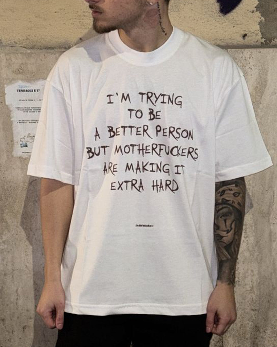 T-Shirt “Trying Hard” – Urban Attitude Fit