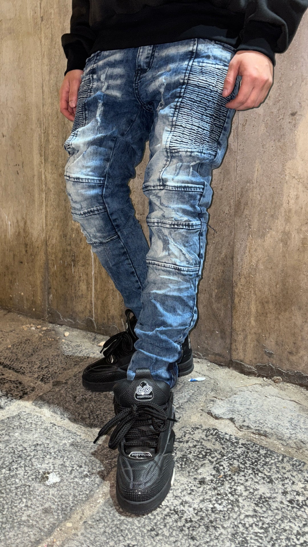 Jeans “Blue Biker” – Tech Street Fit