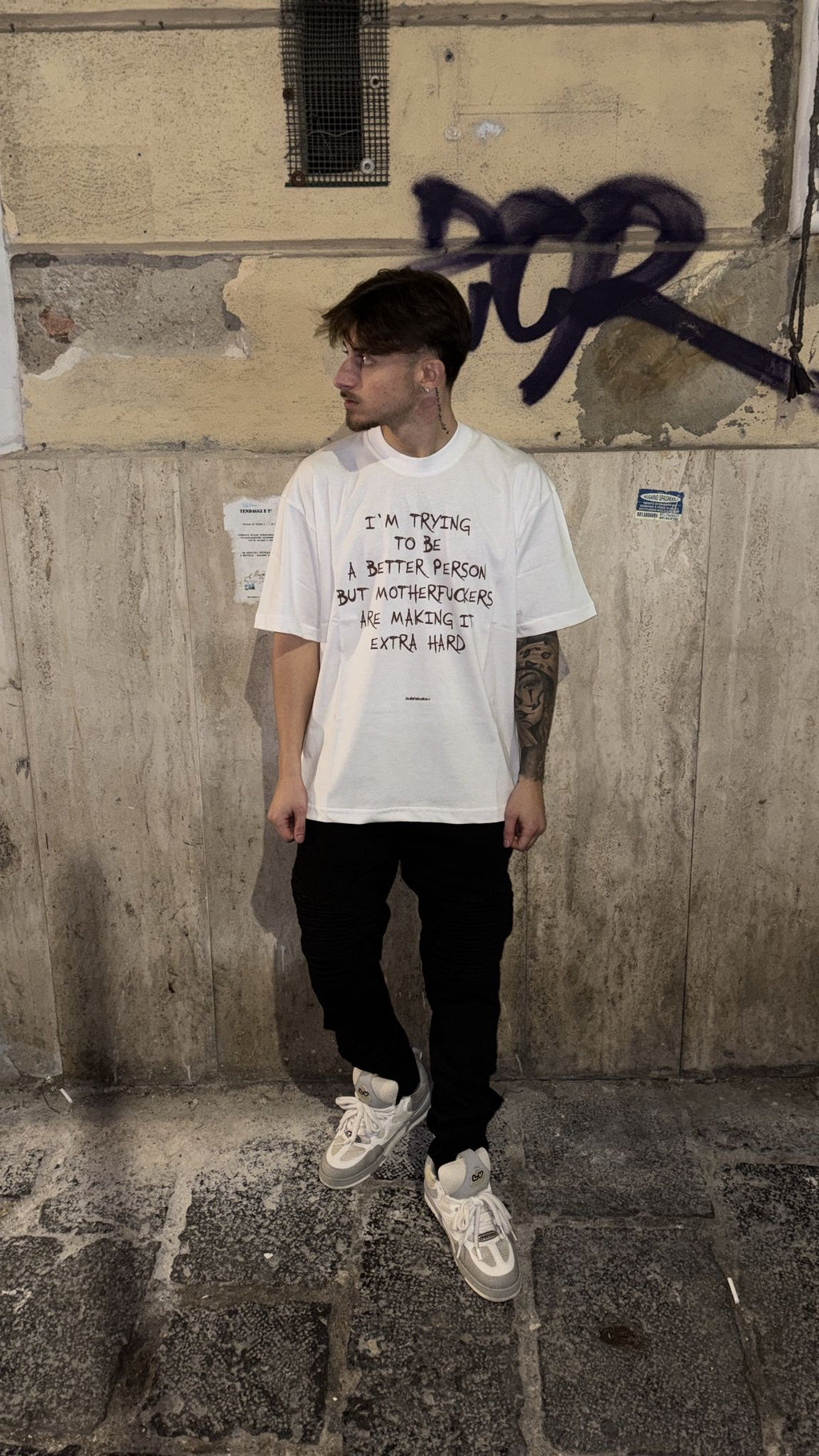 T-Shirt “Trying Hard” – Urban Attitude Fit