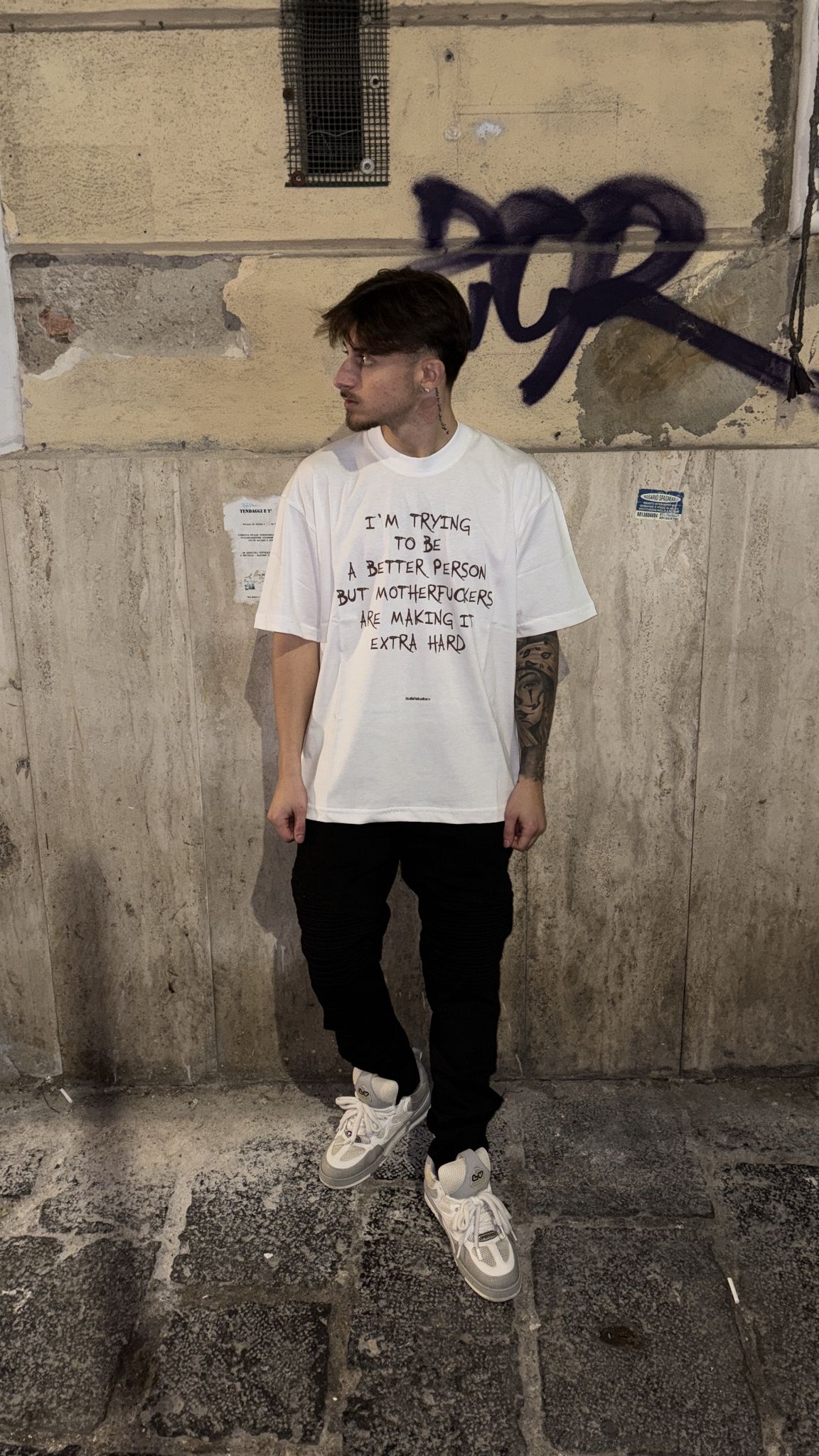 T-Shirt “Trying Hard” – Urban Attitude Fit