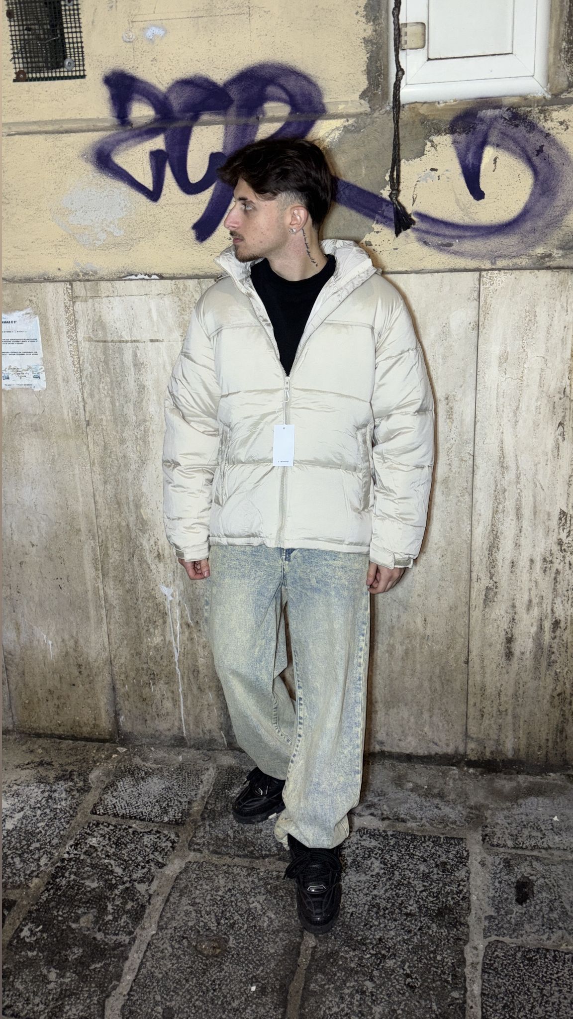 Giubbotto puffy beije