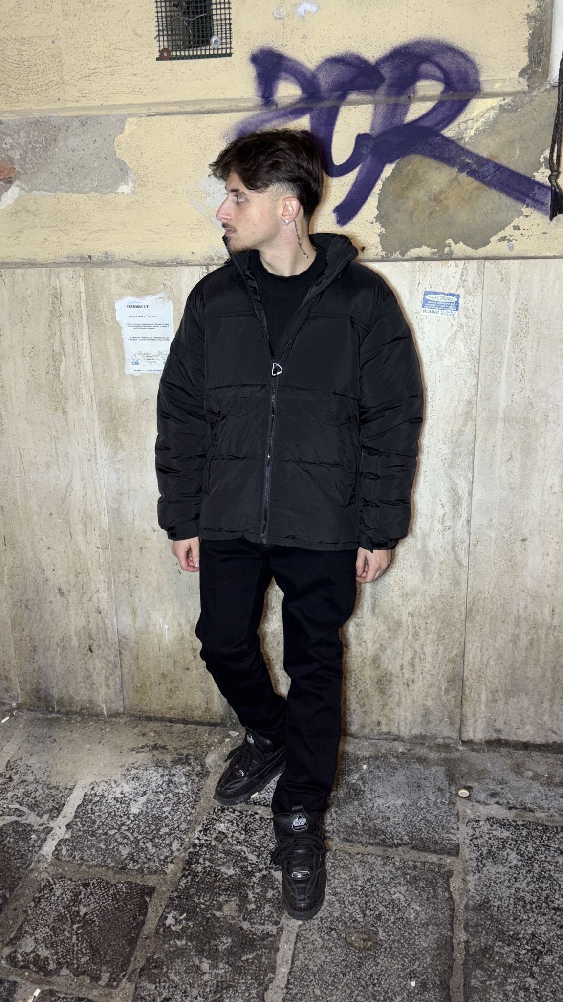 Giubbotto puffy black